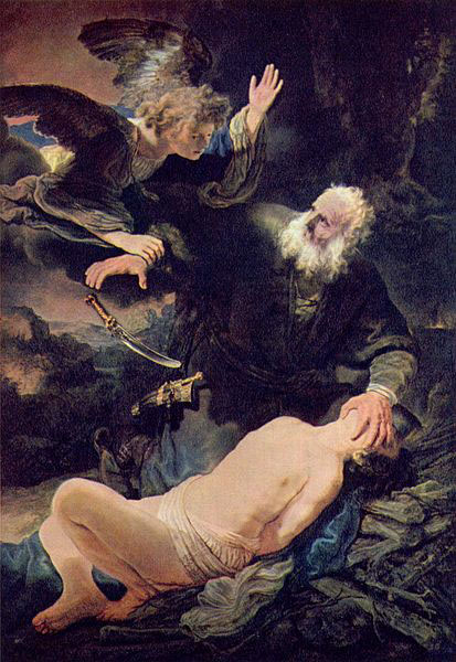 The sacrifice of Abraham